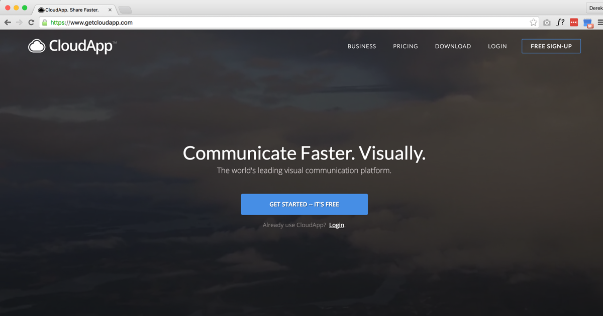 o-cloud app Share with CloudApp: Screen Faster, GIFs, Visually